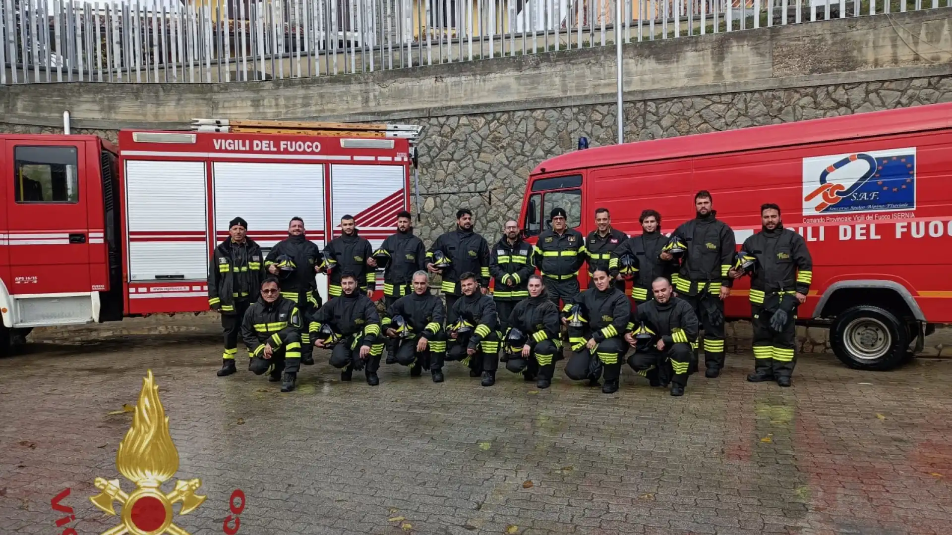 Vigili del Fuoco: concluso il corso di formazione per personale volontario da destinare presso il distaccamento di Venafro.